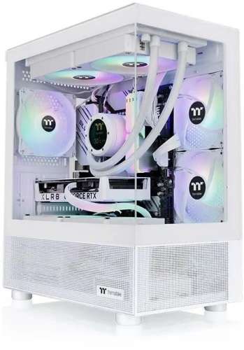 Корпус mATX Thermaltake View 170 TG ARGB, Micro-Tower, без БП,  белый [ca-1z4-00m6wn-00]
